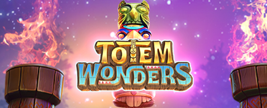 Spin the Reels of Totem Wonders to unleash the almighty power of the Totem that can enrich you with a huge amount of Wealth and Good Fortune. 