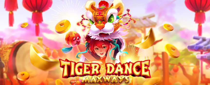 Tiger Dance is a 6 Reel pokie with a colossal 32,400 Paylines and some gigantic Payouts on offer! Spin the Reels today.