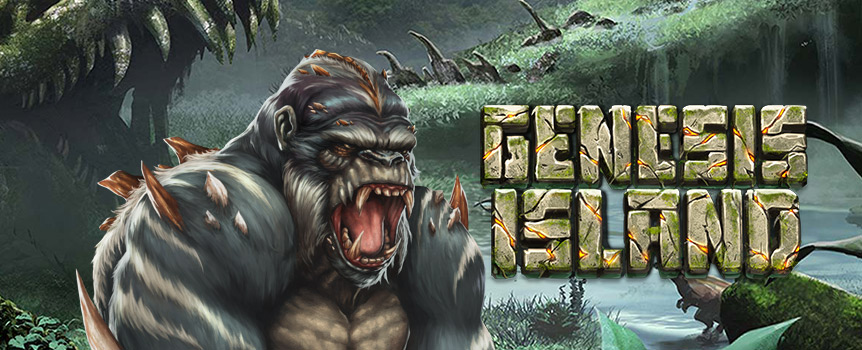 
Genesis Island is a beautiful location to visit - as long as you not scared of Dinosaurs and Monsters… or huge Payouts!
