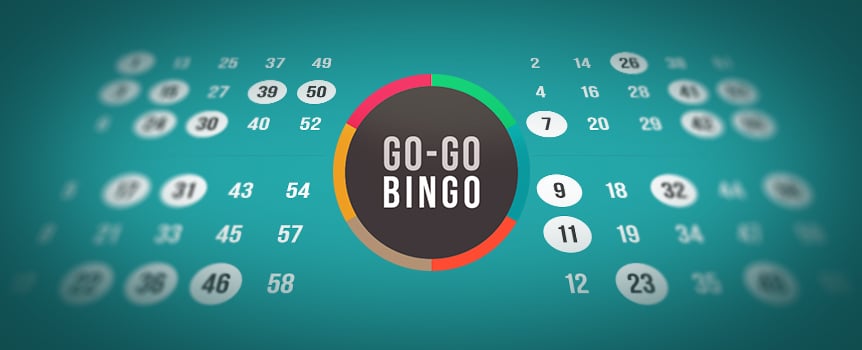 You don’t have to leave the house to play this exciting game of bingo. Sit back and enjoy Go-Go Bingo, where a total of thirty numbers between one and sixty will be drawn each round. When the round is over, if you’re short a number, you get another opportunity. You’ll also have loads of chances to land on any of the twelve winning patterns plus with the Extra Balls feature, you can buy up to nine more – that’s nine extra chances at a huge jackpot. So what are you waiting for? Go play Go-Go Bingo!