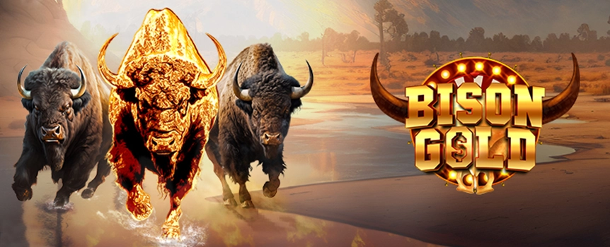 Spin the reels of the exciting Bison Gold online slot today at Joe Fortune and see if you can win the top prize worth thousands and thousands of dollars!